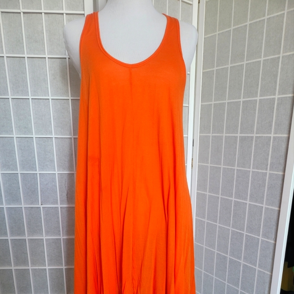 BCBG Max Azria racer back Orange XS dress
